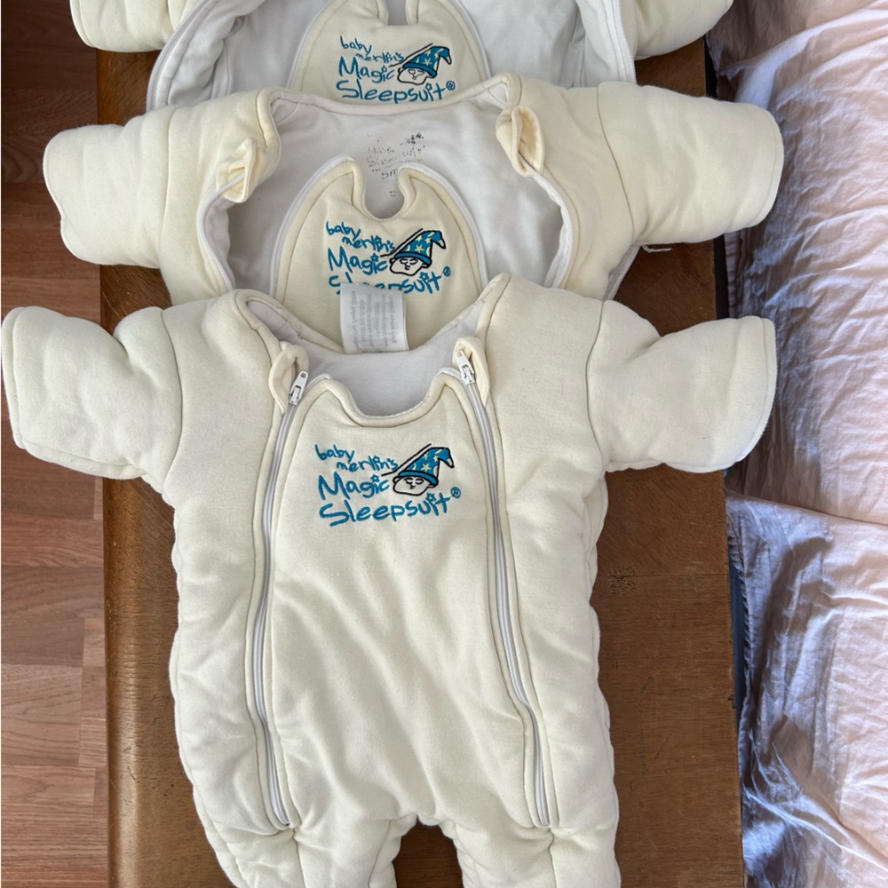 Baby Merlin’s magic sleepsuit set of three size small